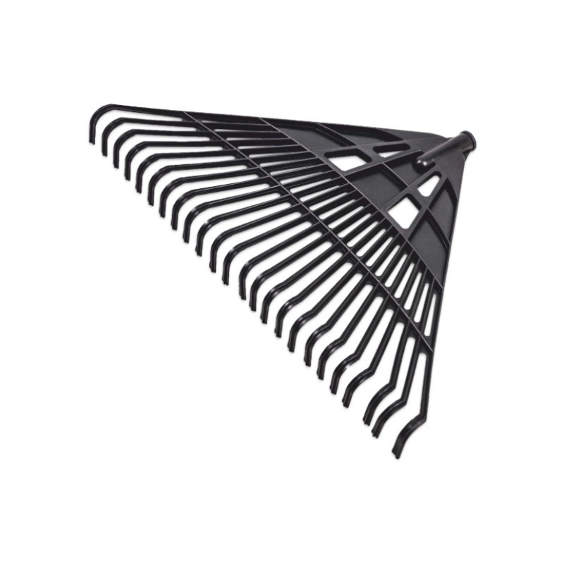 Grėblys vėduoklinis, 61 cm, 24 dantų (plastikinis) be koto