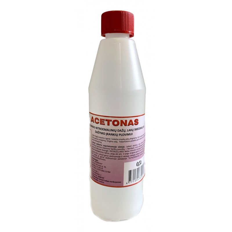 Acetonas 0,5 l