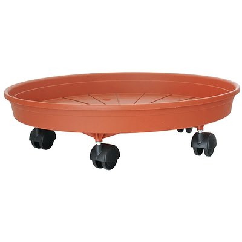 Padėklas vazonui, su ratukais, Ø 25 cm