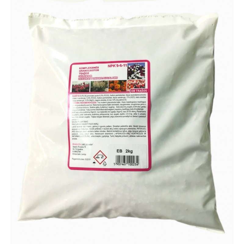 Trąšos gėlėms 2 kg