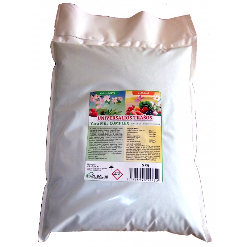 Universalios trąšos 5 kg (pavasario/vasaros pradžios sezonui)