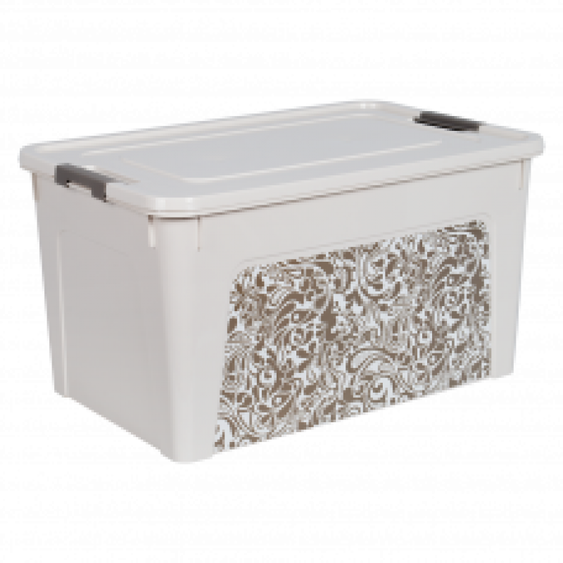 Dėžė daiktams SMART BOX, su dekoru, 27 l