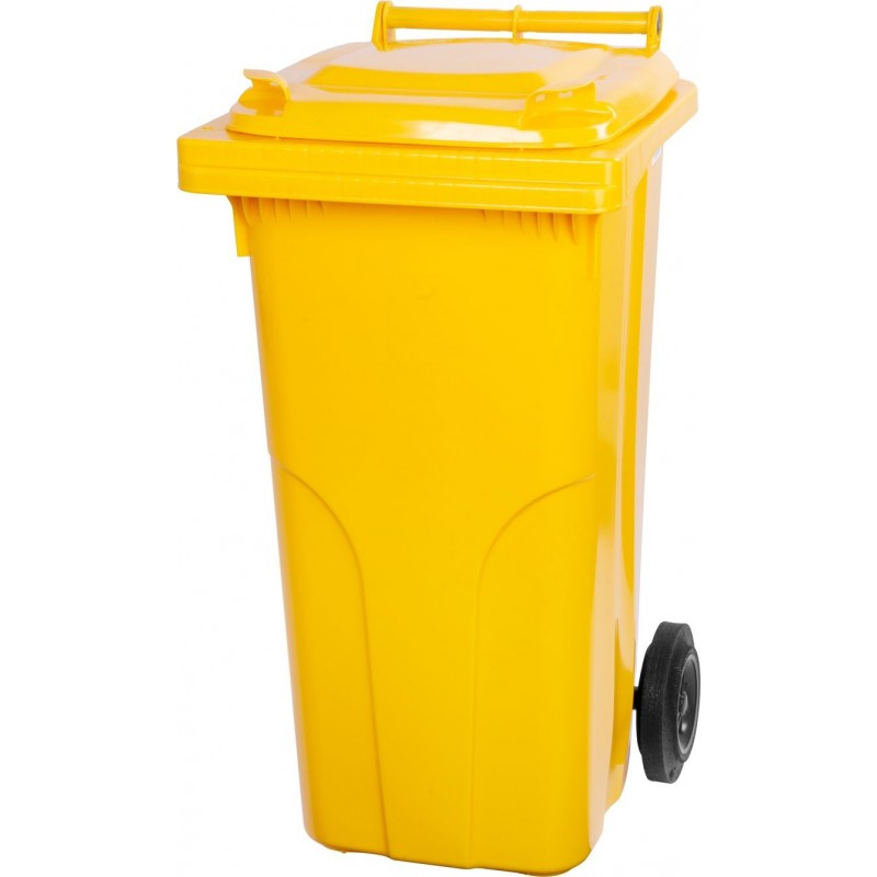 Atliekų konteineris 240l, geltonas