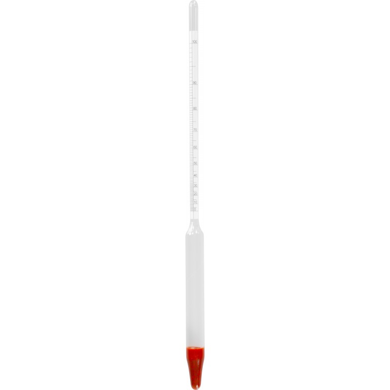 Alkoholio stiprumo matuoklis (0-95‰) h-20,5 cm