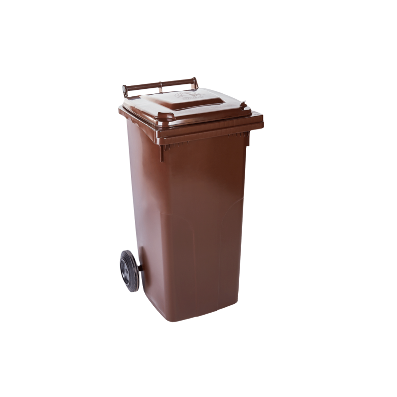 Atliekų konteineris 240l, rudas