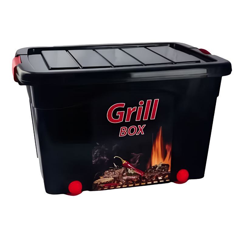 Dėžė Grill Box su ratukais, 40 l
