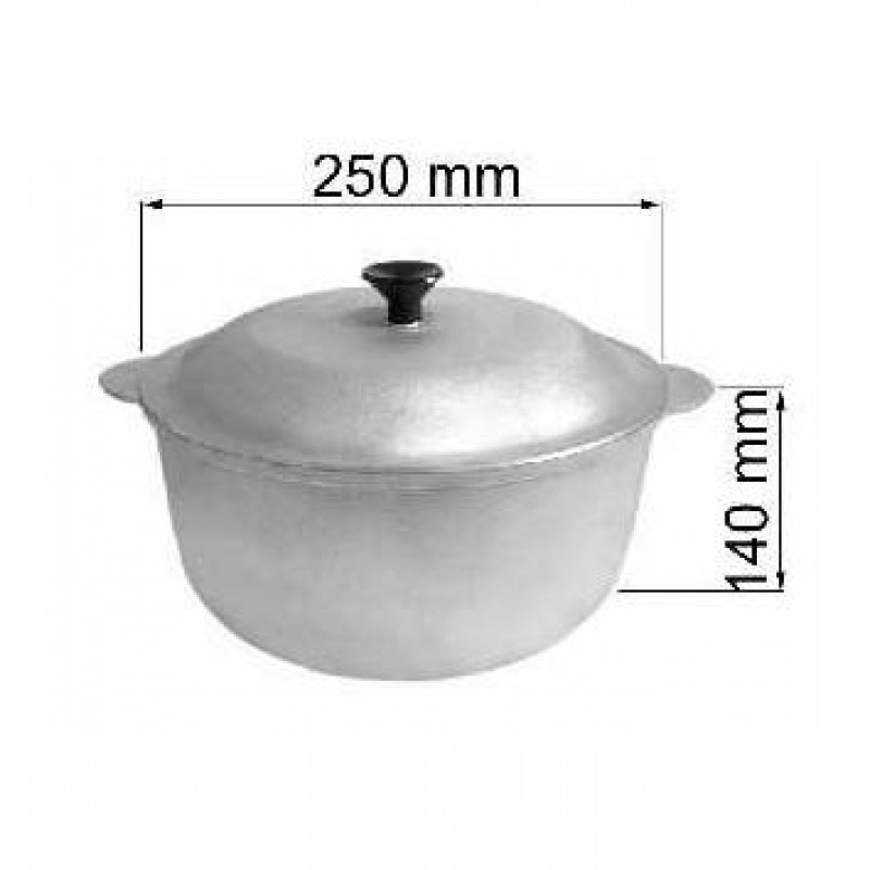 Aliumininis puodas 5 l