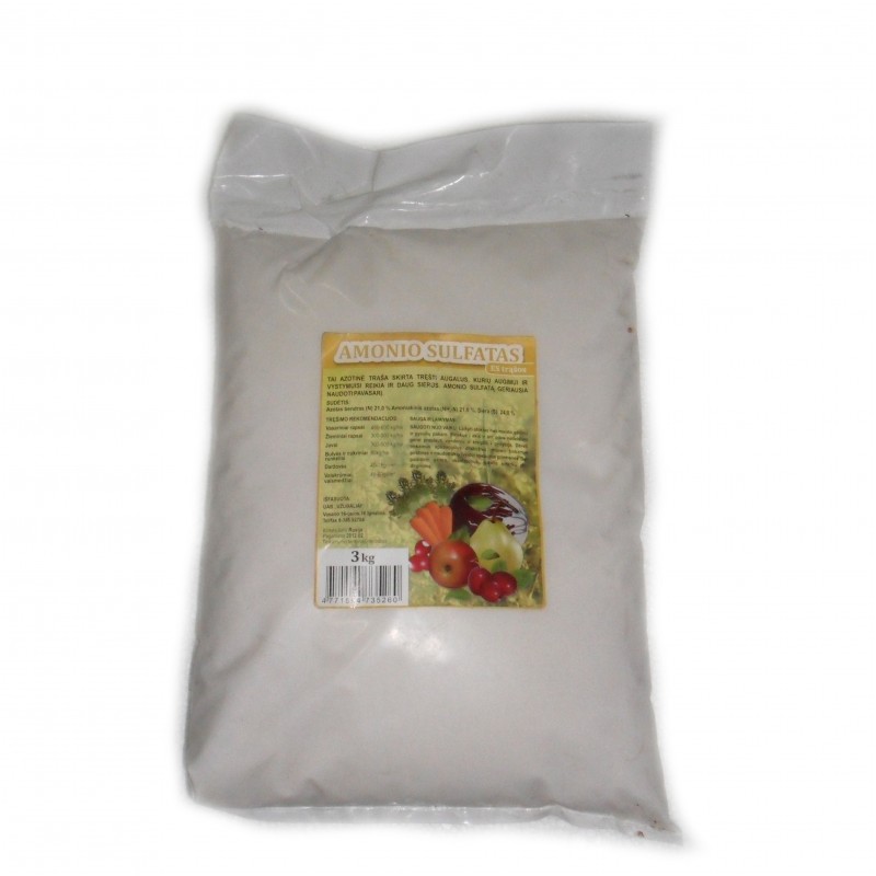 Amonio sulfatas 3 kg