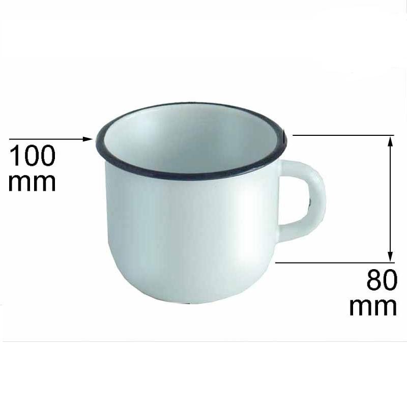 Puodelis emaliuotas 0,4 l
