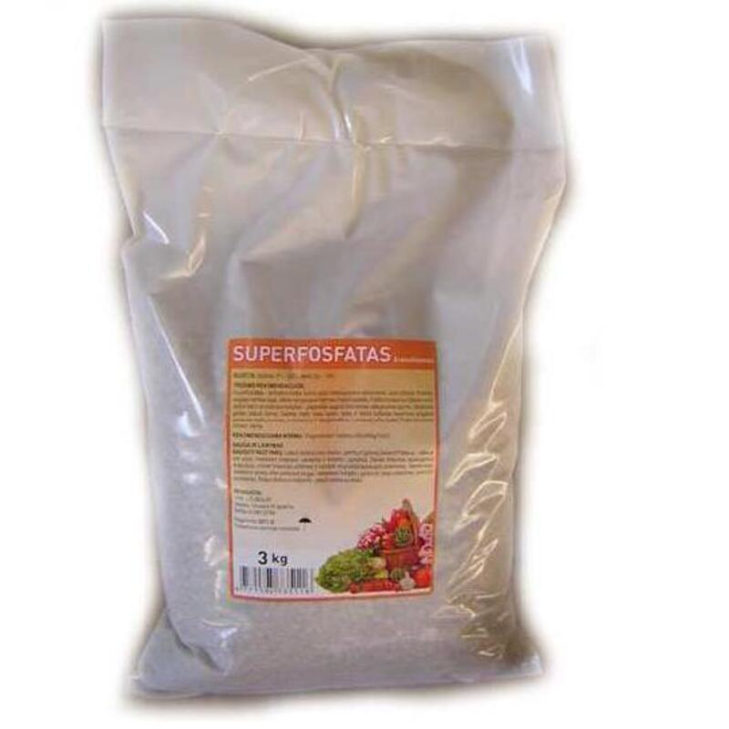 Superfosfatas 20 (granulės) 3 kg