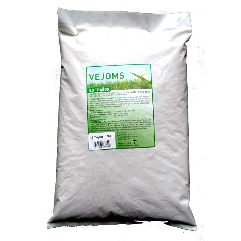 Trąšos vejoms 3 kg