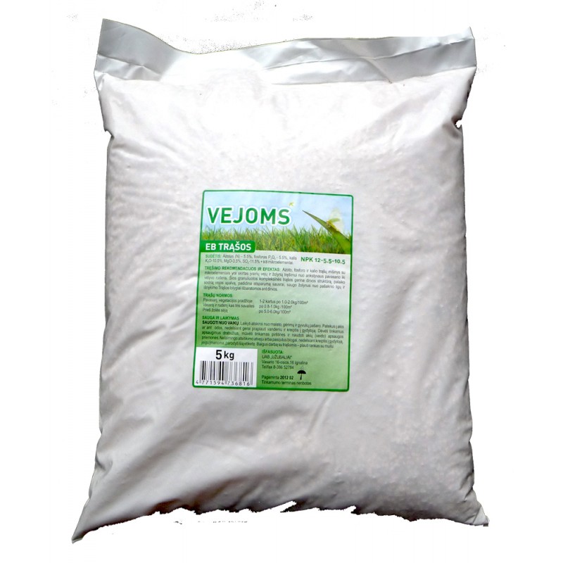 Trąšos vejoms 5 kg