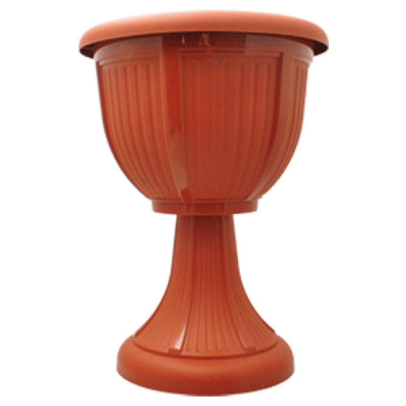 Vazonas su padėkliuku „Leon“, 6 L, aukštas (Ø 31 cm)