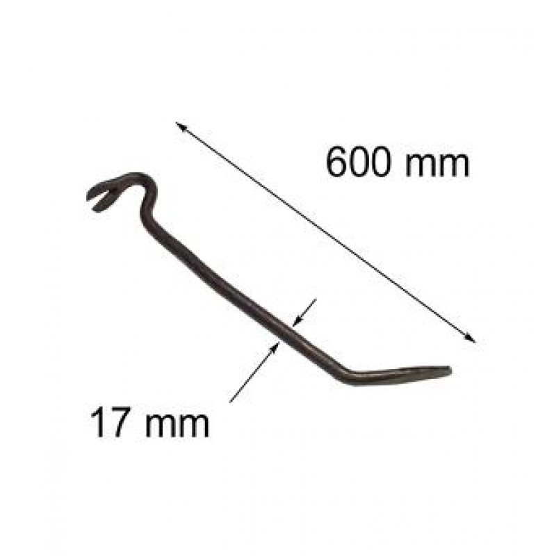 Viniatraukis Ø17 mm, L 600 mm